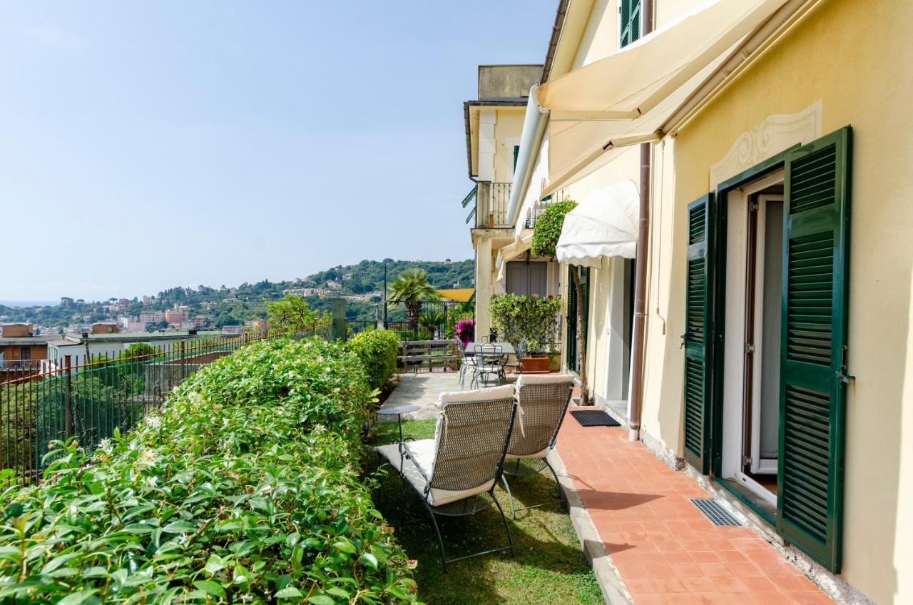 Joivy Inviting Flat With Garden And Sea View In Rapallo Exterior foto