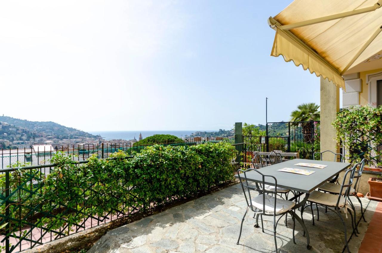 Joivy Inviting Flat With Garden And Sea View In Rapallo Exterior foto
