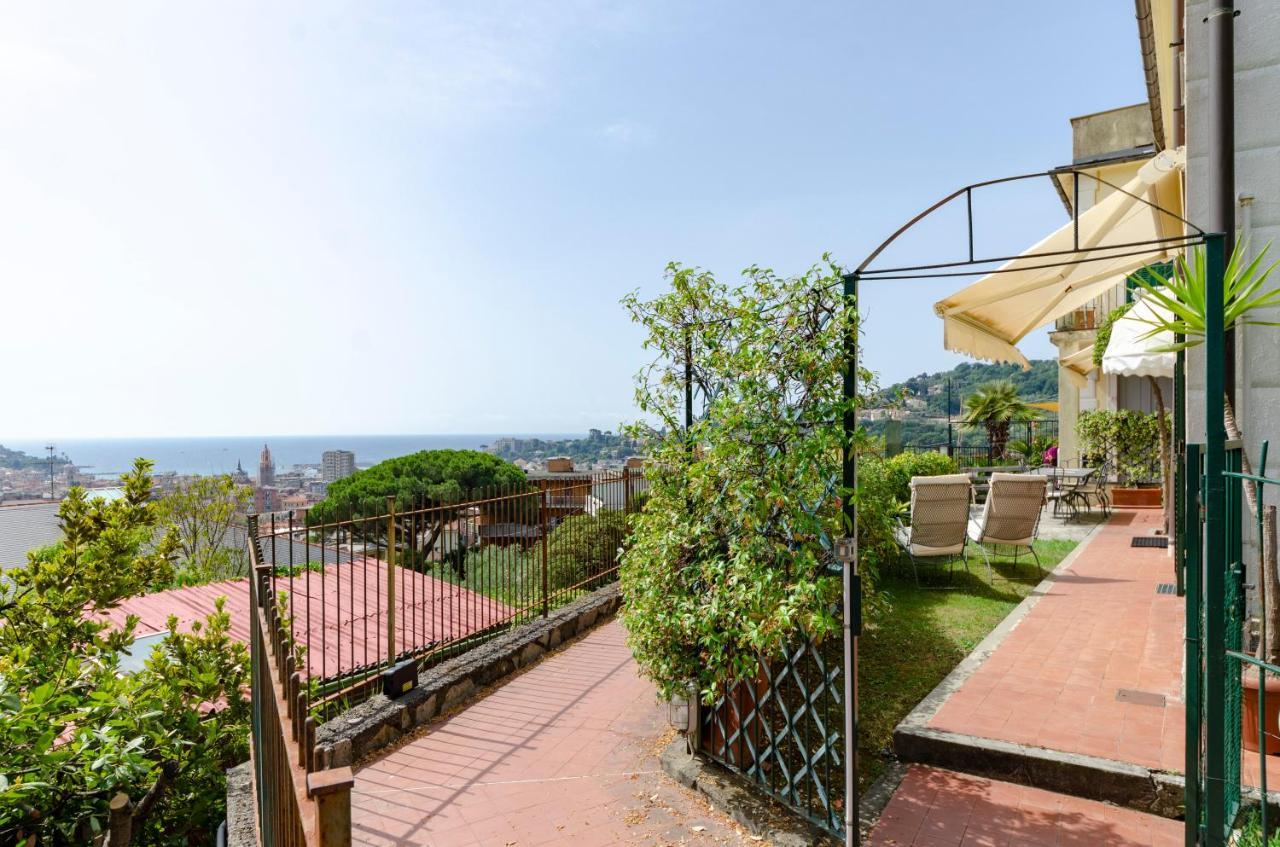 Joivy Inviting Flat With Garden And Sea View In Rapallo Exterior foto